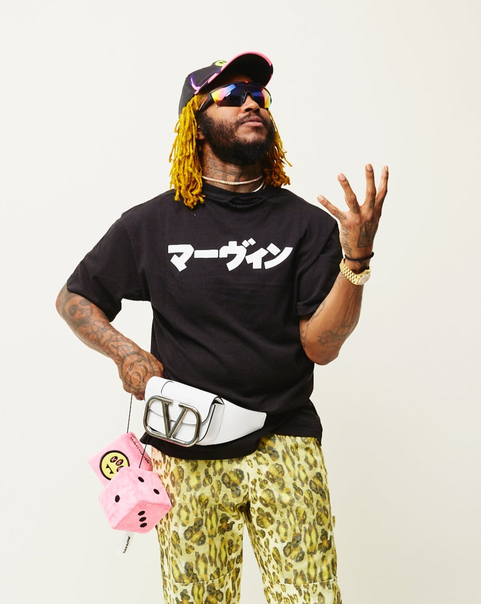 MARVIN in Katakana Short-Sleeve Crew Neck T-Shirt