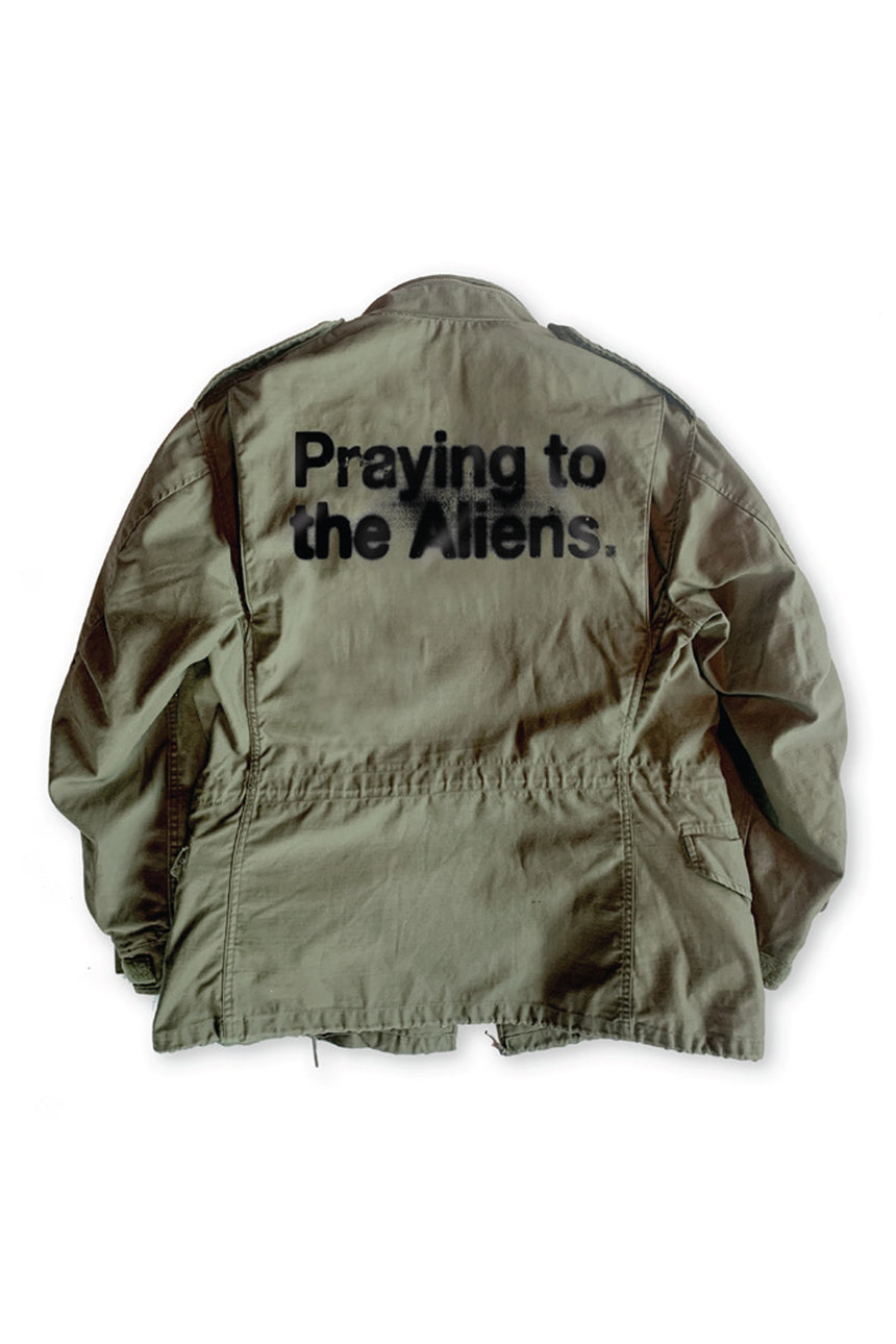 Praying to the Aliens Army Jacket