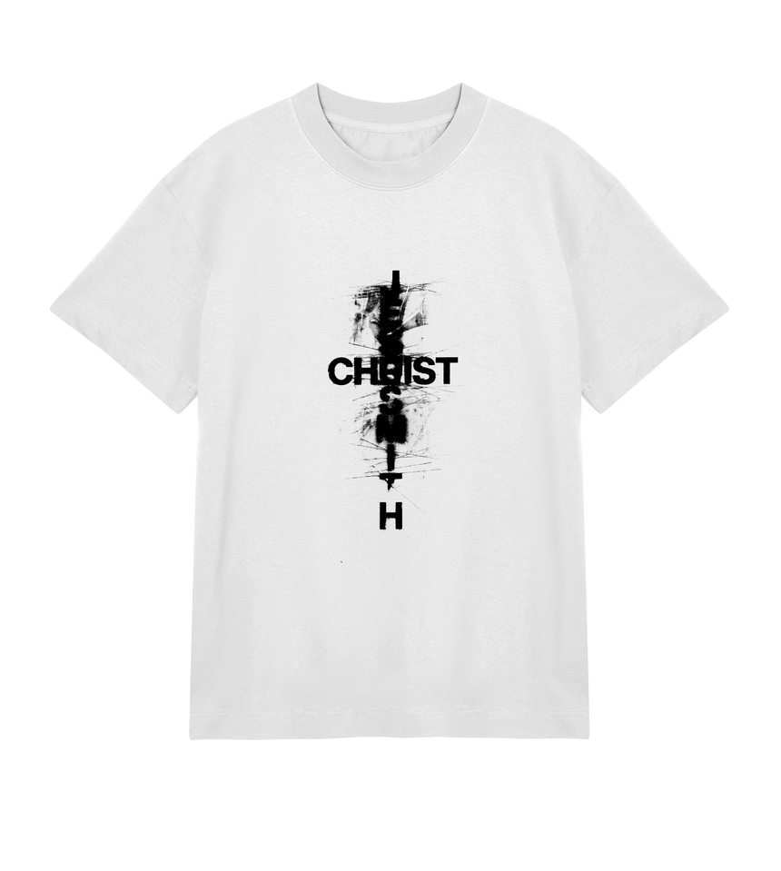 DISTRESSED JESUS CHRIST SMITH T-SHIRT